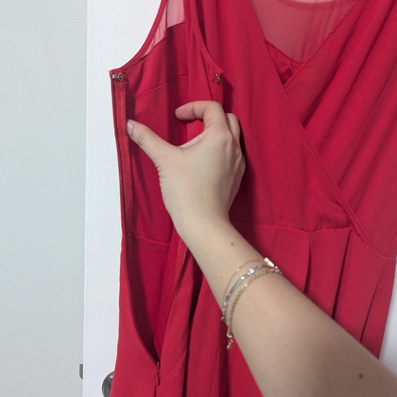 Express Red Mini Dress - Picture 3 of 5